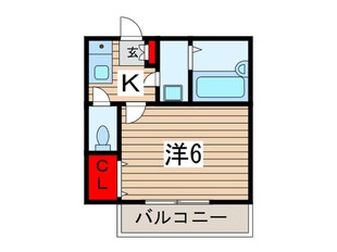 アネックスＫの物件間取画像